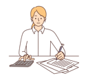 پیش‌نمایش فایل girl-doing-accounting-8633397 از پک مفهوم محور