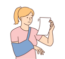 پیش‌نمایش فایل girl-with-fractured-hand-8633415 از پک مفهوم محور