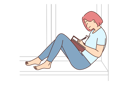 پیش‌نمایش فایل girl-writing-book-8633416 از پک مفهوم محور