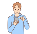 پیش‌نمایش فایل man-chatting-on-phone-8633407 از پک مفهوم محور