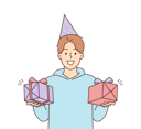 پیش‌نمایش فایل boy-holding-gift-8627569 از پک متفرقه