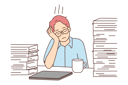 پیش‌نمایش فایل tired-businessman-sleeping-8627562 از پک متفرقه