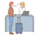 پیش‌نمایش فایل female-asking-about-room-at-hotel-receptionist-8633377 از پک مفهوم محور