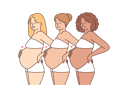 پیش‌نمایش فایل pregnant-ladies-standing-pose-8633384 از پک مفهوم محور