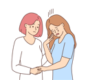 پیش‌نمایش فایل young-girl-helping-to-her-crying-friend-8633392 از پک مفهوم محور