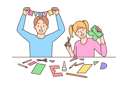 پیش‌نمایش فایل kids-doing-craft-work-8633194 از پک مفهوم محور