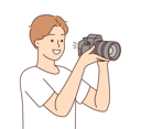 پیش‌نمایش فایل man-click-picture-in-dslr-8633177 از پک مفهوم محور