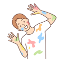 پیش‌نمایش فایل man-playing-with-colors-8633190 از پک مفهوم محور