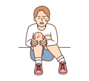 پیش‌نمایش فایل boy-got-hurt-on-knee-while-playing-8633211 از پک فعالیت افراد
