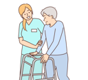 پیش‌نمایش فایل nurse-helping-old-aged-disabled-man-8633216 از پک فعالیت افراد