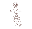 پیش‌نمایش فایل woman-rushing-towards-work-8661449 از پک افراد