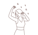 پیش‌نمایش فایل young-girl-enjoying-music-8661430 از پک افراد