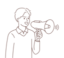 پیش‌نمایش فایل man-doing-announcement-in-megaphone-8661386 از پک متفرقه