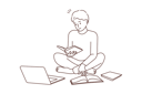 پیش‌نمایش فایل man-doing-study-8661384 از پک متفرقه