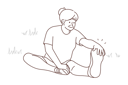 پیش‌نمایش فایل old-woman-doing-leg-stretching-8661391 از پک متفرقه
