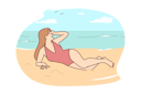 پیش‌نمایش فایل young-girl-enjoying-at-beach-8627395 از پک افراد