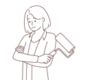 پیش‌نمایش فایل young-girl-holding-paint-roller-8660962 از پک مفهوم محور