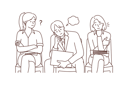 پیش‌نمایش فایل young-man-thinking-about-interview-8660950 از پک مفهوم محور