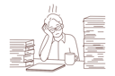 پیش‌نمایش فایل tired-businessman-sleeping-8661059 از پک مفهوم محور