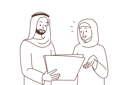 پیش‌نمایش فایل hajib-business-people-talking-about-report-8661312 از پک افراد