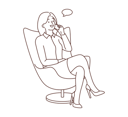 پیش‌نمایش فایل woman-sitting-on-chair-and-talking-on-mobile-8661318 از پک افراد