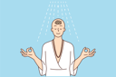 پیش‌نمایش فایل buddhist-monk-doing-meditation-8633049 از پک متفرقه