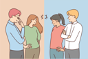 پیش‌نمایش فایل couple-standing-and-giving-pose-8633047 از پک متفرقه
