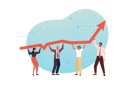 پیش‌نمایش فایل business-people-holding-growing-arrow-9177751 از پک فعالیت‌های کسب‌وکار