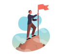 پیش‌نمایش فایل businessman-holding-flag-9177759 از پک فعالیت‌های کسب‌وکار