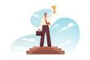 پیش‌نمایش فایل successful-businessman-holding-trophy-9177779 از پک فعالیت‌های کسب‌وکار