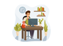پیش‌نمایش فایل young-boy-doing-online-study-9177632 از پک مدرسه و آموزش