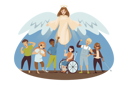 پیش‌نمایش فایل angel-blessings-to-disable-people-9177650 از پک کسب‌وکار پربرکت