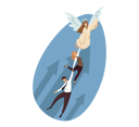 پیش‌نمایش فایل angel-help-business-people-for-career-growth-9177643 از پک کسب‌وکار پربرکت