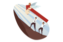 پیش‌نمایش فایل business-people-climbing-up-with-support-of-growth-arrow-9177640 از پک کسب‌وکار پربرکت