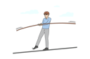 پیش‌نمایش فایل man-balancing-on-rope-9300211 از پک متفرقه