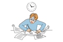 پیش‌نمایش فایل man-with-huge-workload-in-less-time-9300209 از پک متفرقه