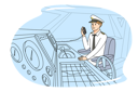 پیش‌نمایش فایل ship-pilot-communicating-using-intercom-9300192 از پک متفرقه