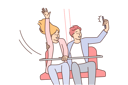 پیش‌نمایش فایل couple-on-roller-coaster-9300107 از پک مفهوم محور