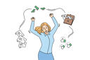 پیش‌نمایش فایل rich-business-woman-9300109 از پک مفهوم محور