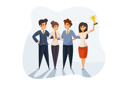 پیش‌نمایش فایل business-people-getting-success-9160180 از پک کسب و کار