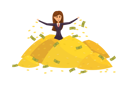 پیش‌نمایش فایل businesswoman-in-money-sack-9160184 از پک کسب و کار