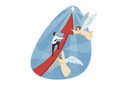 پیش‌نمایش فایل businessman-walking-on-growth-arrow-9160253 از پک برکات کسب‌وکار
