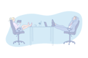 پیش‌نمایش فایل business-people-relaxing-at-office-9177619 از پک مفهوم محور