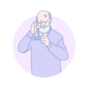 پیش‌نمایش فایل old-man-looking-at-medicine-packet-9177617 از پک مفهوم محور