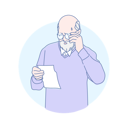 پیش‌نمایش فایل old-man-watching-bill-9177616 از پک مفهوم محور