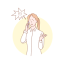 پیش‌نمایش فایل young-lady-talking-on-mobile-9177613 از پک مفهوم محور