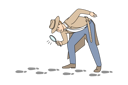 پیش‌نمایش فایل male-detective-investigating-foot-print-9300020 از پک فعالیت افراد