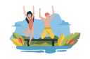 پیش‌نمایش فایل young-couple-jumping-in-river-9300002 از پک مفهوم محور