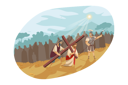 پیش‌نمایش فایل carrying-cross-9178238 از پک افراد باستان