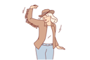 پیش‌نمایش فایل dancing-cawgirl-in-hat-and-rider-clothes-from-wild-west-10616429 از پک فعالیت افراد